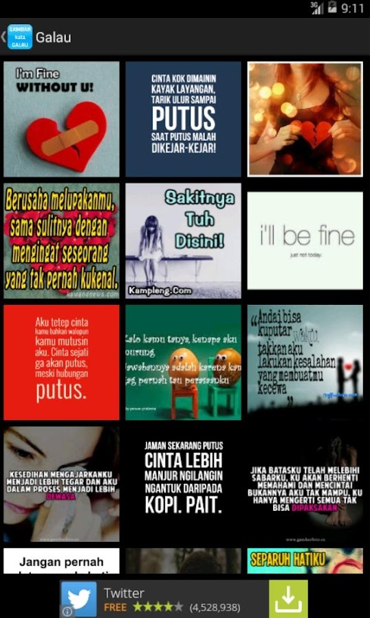  Gambar Kumpulan Gambar Dp Bbm Kata Galau Ainisastra Bbm11 