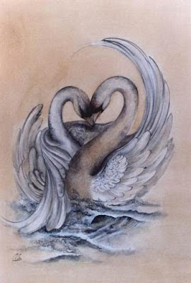 نقاشی مژده شیرازی mojdeh shirazi painting mozhde shirazy نقاشی مژده شیرازی mojdeh shirazi painting mozhde shirazy  قو ها دو قو نقاشی مژده شیرازی mojdeh shira