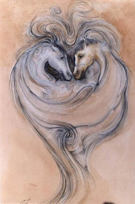 نقاشی مژده شیرازی mojdeh shirazi painting mozhde shirazy نقاشی مژده شیرازی mojdeh shirazi painting mozhde shirazy نقاشی مژده شیرازی mojdeh shirazi painting mozhde shirazy دو اسب ایستاده و قرینه symmetry;context;anal