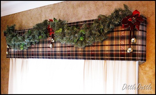 Christmas garland and valance