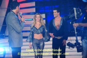 Tinelli recibe a Sofía Zámolo.JPG