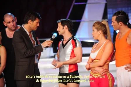 Nicolas habla de su pareja en el Bailando, Sof¡a Pachano.JPG