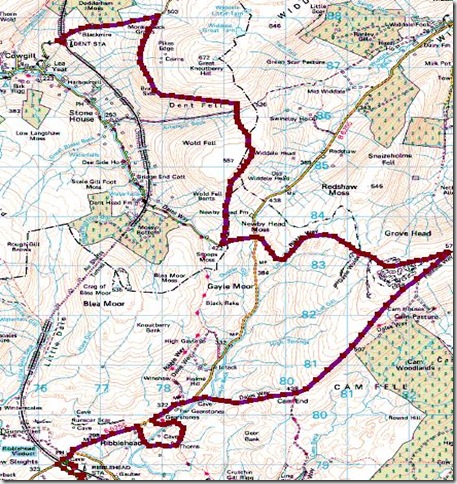 ribblehead to dent