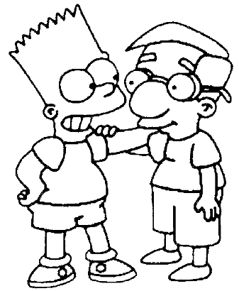 Bart-and-his-friend-Milhouse