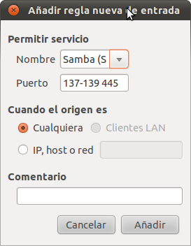 Samba, el firewall y Ubuntu - Atareao