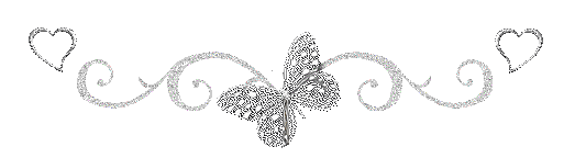 Imagem para face Gif barrinha divisória borboleta prateada e 764