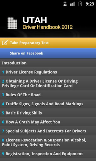 Utah Driver Handbook