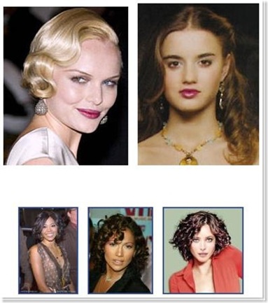 pin curl hairstyles. Celebrity Hairstyles With Curls 2009