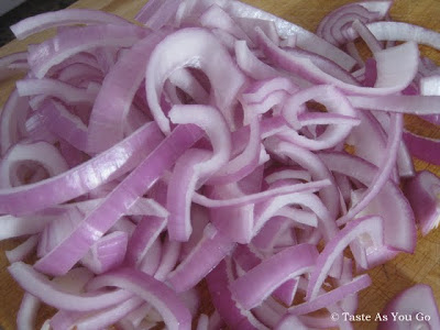Sliced Red Onions | Taste As You Go