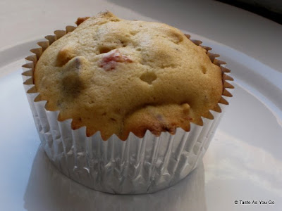 Strawberry Almond Muffin - Photo by Michelle Judd of Taste As You Go