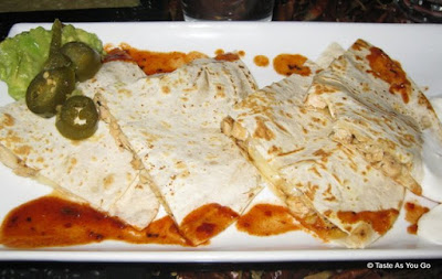Chicken Quesadilla at Tacocina in New York, NY - Photo by Taste As You Go