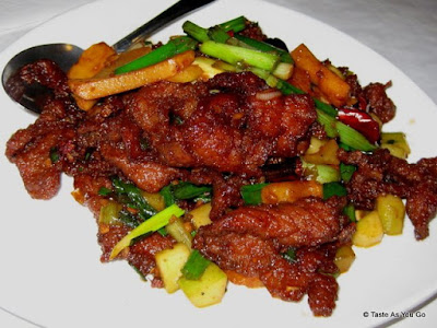 Gui Zhou Spicy Beef at Grand Sichuan St. Marks in New York, NY - Photo by Taste As You Go