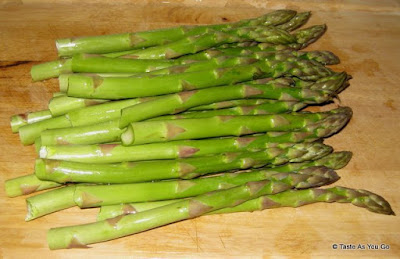 Bunch of Asparagus - Photo by Michelle Judd of Taste As You Go