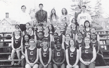 Choate Rosemary Hall Girls Track in 1996 - Photo courtesy of Stephanie Little