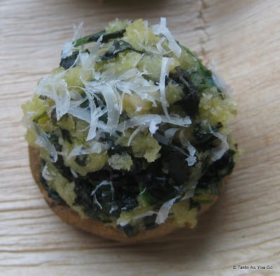 Spinach-Stuffed Mushrooms - Photo by Taste As You Go