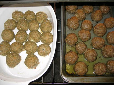 Turkey Meatballs Versus Beef Meatballs - Photo Courtesy of Melissa Schenker