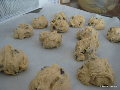 Frozen Chocolate Chip Cookie Dough - Photo by Taste As You Go