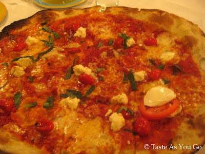 Buffalo Margherita Pizza at Bond 45 in New York, NY - Photo by Taste As You Go