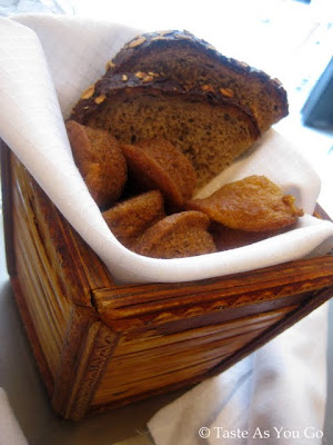 Basket of Bread and Muffins at Punch Restaurant in New York, NY - Photo by Taste As You Go