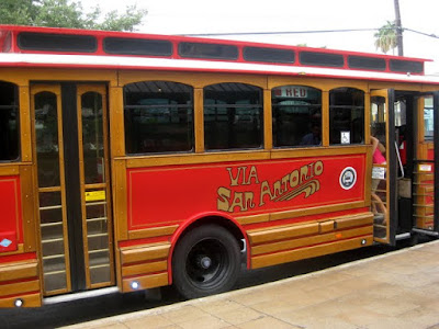 San Antonio Trolley - Photo by Taste As You Go