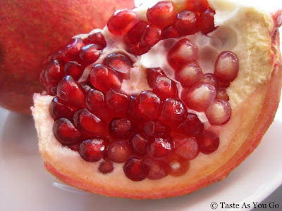 Pomegranate - Photo by Michelle Judd of Taste As You Go