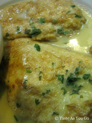 Chicken Francese at Spring Lake Gourmet Pizzeria and Restaurant in Spring Lake, NJ - Photo by Taste As You Go