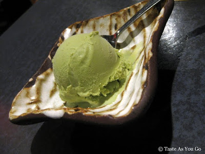 Green Tea Ice Cream at Red & Black in New York, NY - Photo by Taste As You Go