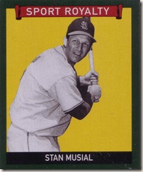 2009 UD Goudey Musial Green Border