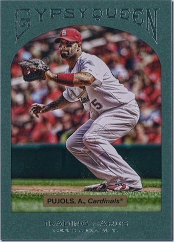 2011 Gypsy Queen Pujols Retail Frame
