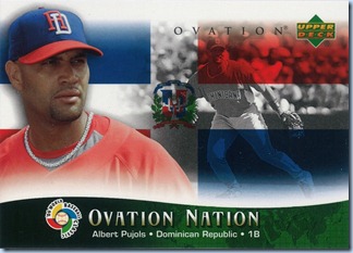 2006 Ovation Pujols Ovation Nation