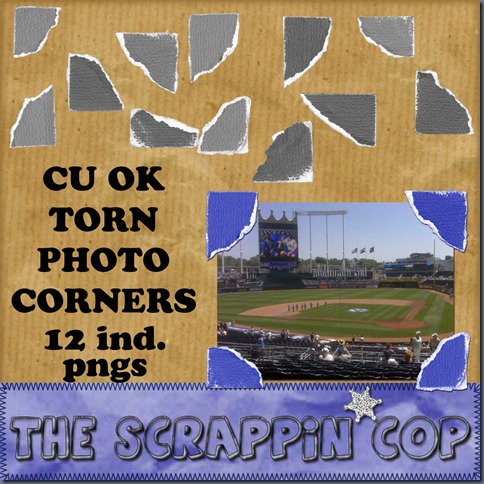 http://thescrappincop.blogspot.com/2009/11/cu-ok-torn-photo-corners.html