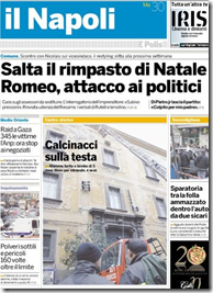 Il giornale "Il Napoli" in crisi