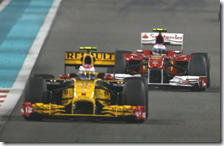 Petrov davanti ad Alonso nel gran premio di Abu Dhabi 2010