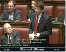 Dario Franceschini alla Camera