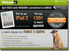 L'offerta di Webank