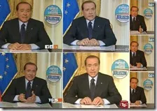 L'intervista a reti unificate di Silvio Berlusconi