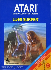 Web Surfer cartridge box for the Atari 2600. Web browser for the VCS?