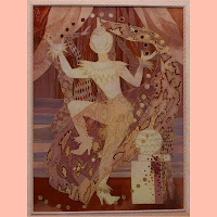 Картины Лианы Серёгиной. Холодный батик. 