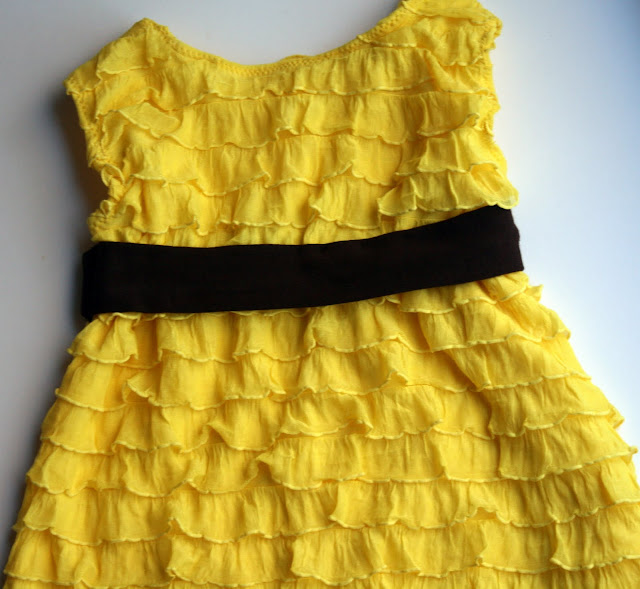 Crochet Ruffled Baby Dress Free Pattern