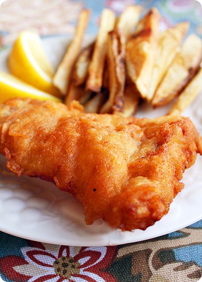 Beer Battered Fish and Chips – The Comfort of Cooking