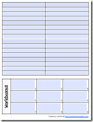 Preschool Planning form