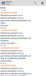 English<>Polish Dictionary TR Screenshots 4
