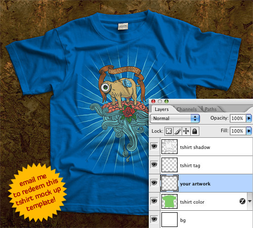 landhell's blog: Mock Up Your Tees With My Template