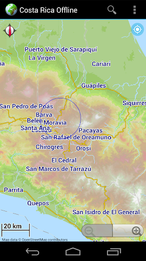 Offline Map Costa Rica