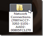 Renaming for Networks connection shortcut