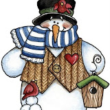 Boneco de neve com casinha e passaro.jpg