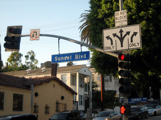 sunset blvd and rodeo dr