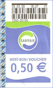 Hannover receipts - sanifair