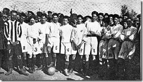 Equipo del Betis Football Club en el que forman los hermanos Gutiérrez Fernández