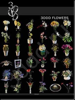 Flowers Collection – free 3d max download